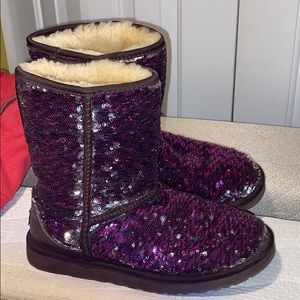 Reverse Sequin Uggs